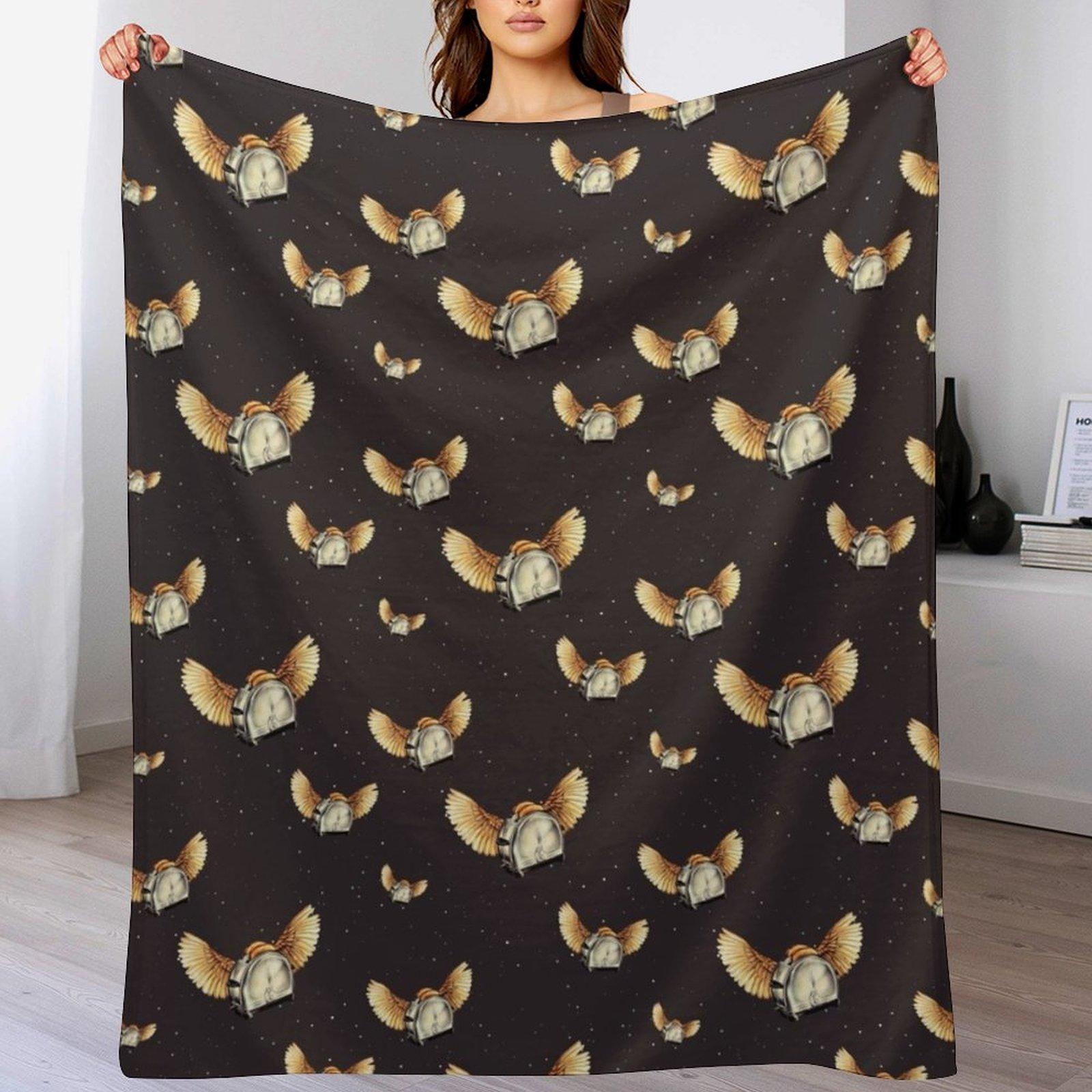 

Flying Toasters 2 Throw Blanket Elegant Warm Throw Blanket for Hotel Home 102x76cm(40x30in)