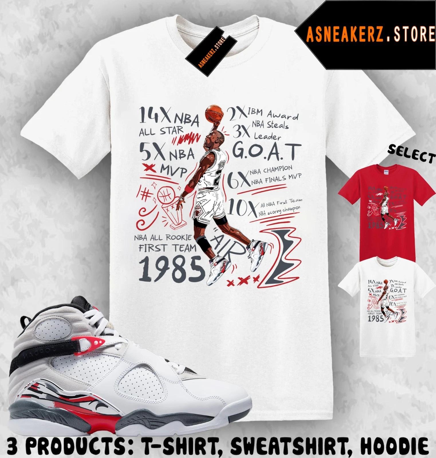 

Shirt To Match AJ 8 Bugs Bunny 2025 Sneaker Matching Tee MJ 23 Accolades T-Shirt 2XL