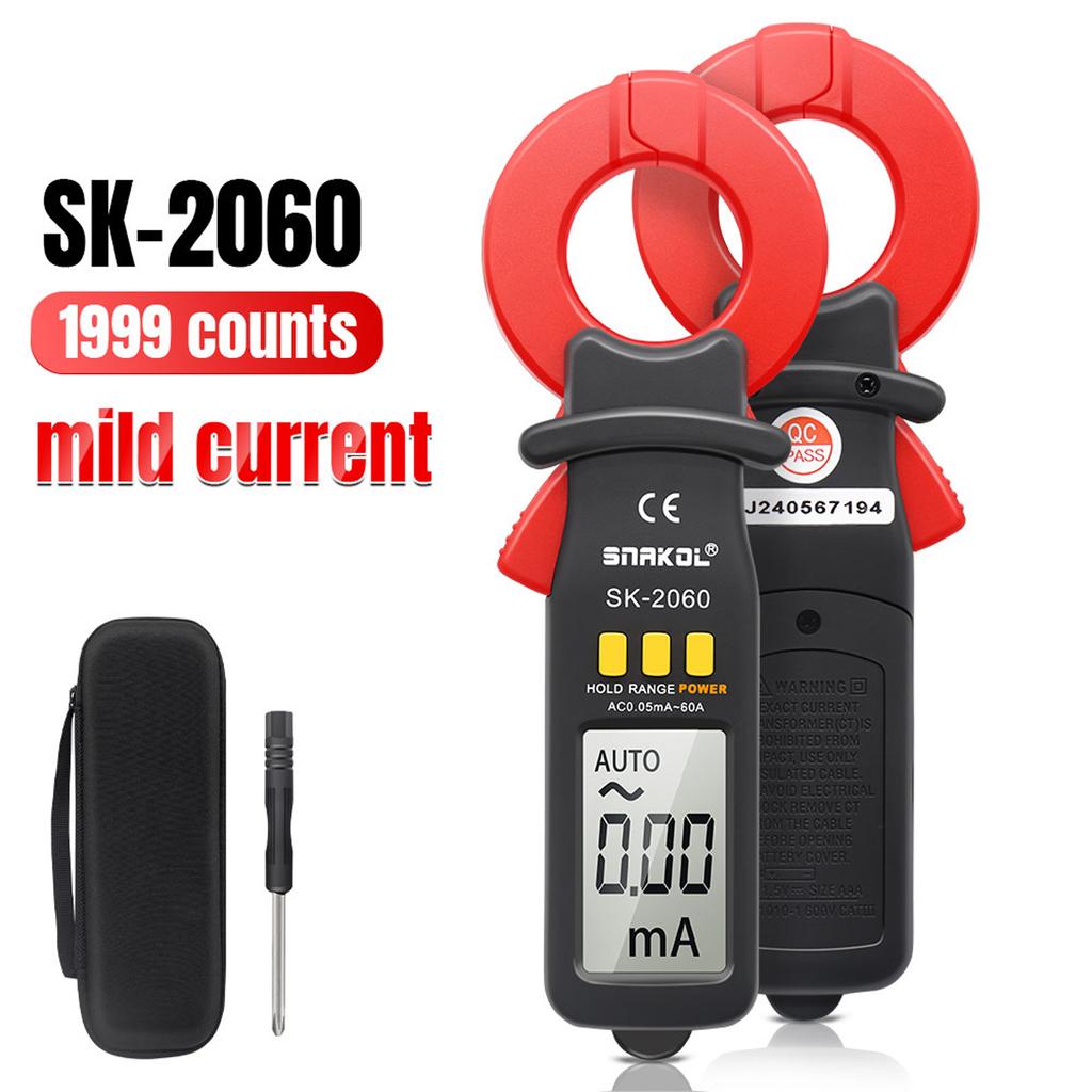 3 1 2 Digit Auto Ranging Digital Current Clamp Meter High Precise AC Measurement Tool 30mm Jaw with Data Hold Automatic
