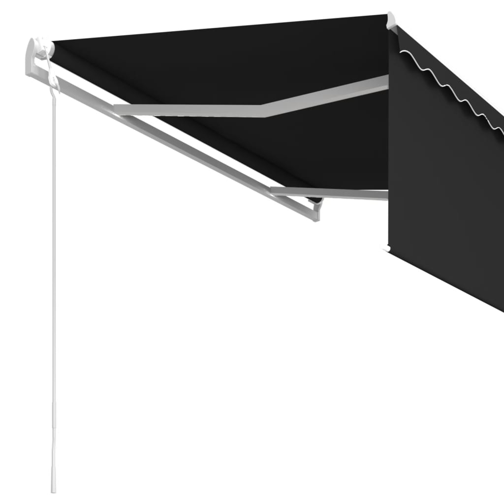 Retractable Awning with Valance 3x2.5 M Anthracite