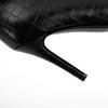 Fashion Kaky's New High Heel Pointed Long Boots Extra Large High Boot Stone Pattern 44 45 46