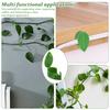 200Pcs Invisible Plant Climbing Wall Fixture Clips Rattan Vine Bracket Self-adhesive Plant Fixing Hook Buckle Leaf Holder Garden