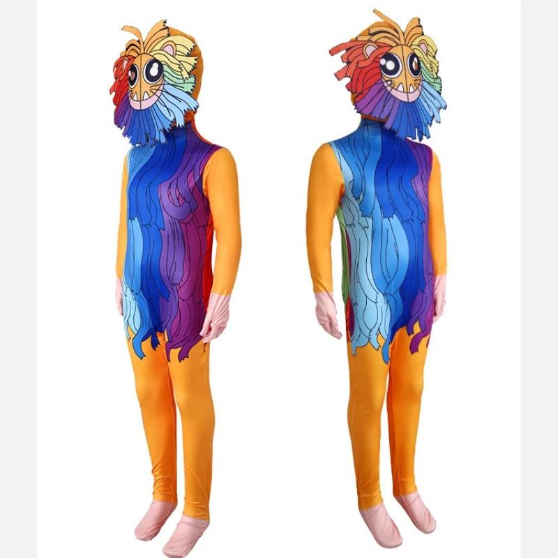 Horrorspiel Poppy 4 Halloween Monster Kostüm Erwachsener Kind Albträume Viecher Dinosaurier Löwe Garnabys Pianosaurus Spielzeit Cosplay