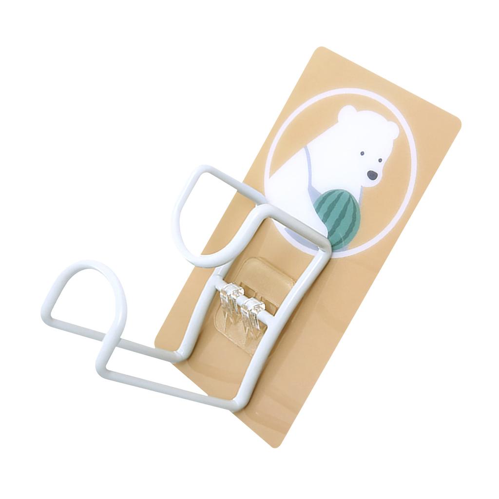 Cute Hooks Wall Mounted 360 Degrees  Rotating Hook Orderly Storage Strong Stickiness Towel Rack for Bathroom Kitchen