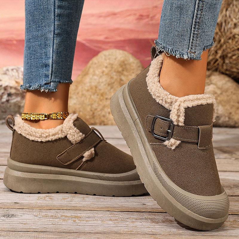 

Женские ботинки Повседневная зимняя обувь для женщины Новая меховая обувь Зимние ботинки до щиколотки Снежные ботинки Женские Сохраняют тепло Обувь Женская 35 верблюд