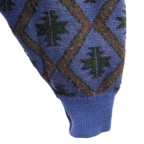YVES SAINT LAURENT Tricots Mohair Blend Overall Handle Long Sleeve Knit Men's Used