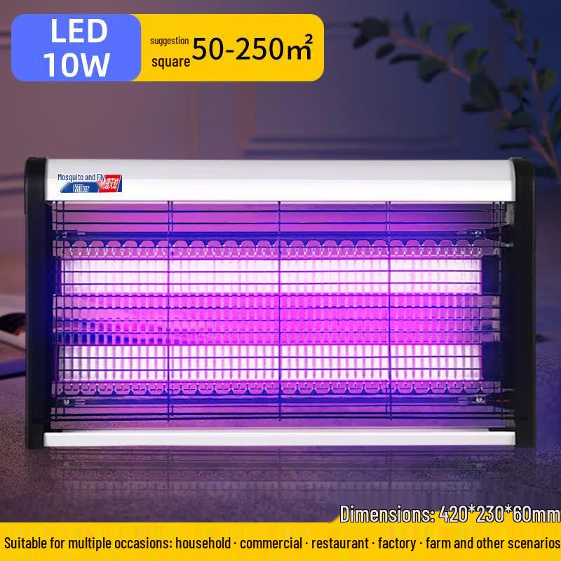 LISM Indoor Wall-Mounted LED Mosquito & Fly Killer 10W