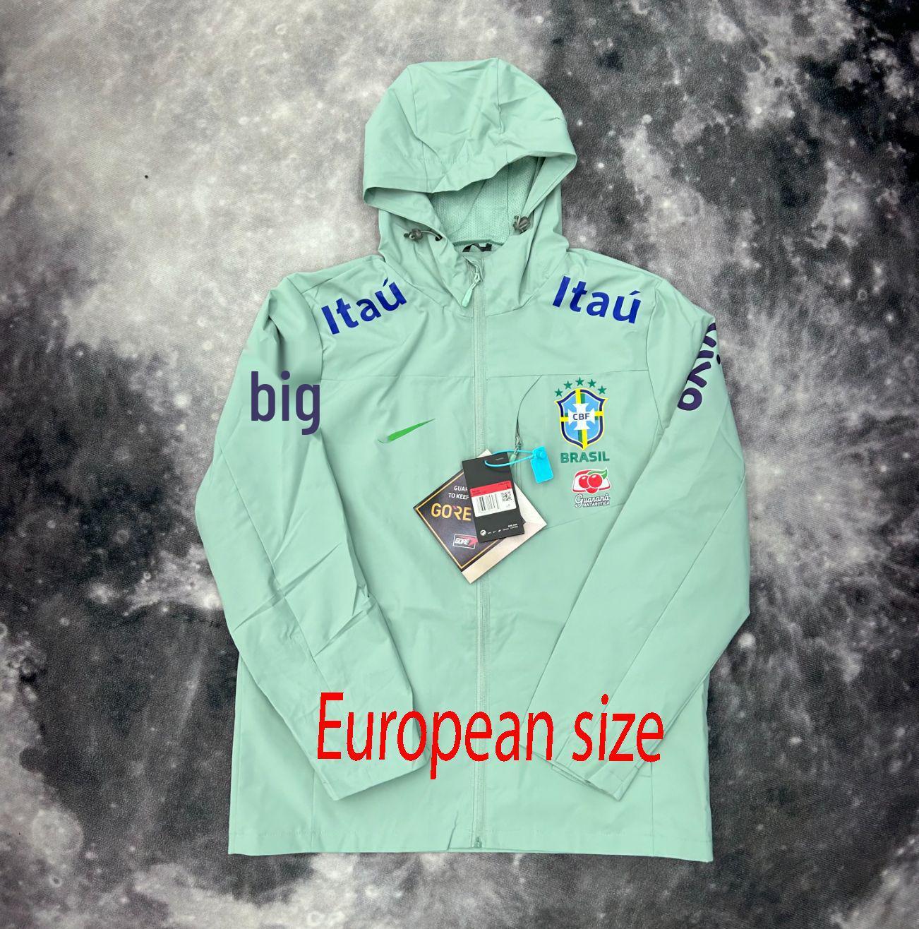 Unisex Windbreaker im Neymar-Stil: Langarm Sport Laufjacke (Europäische Größe) L white