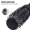 Runder Lockenwickler Kamm Haarstyling Nylonbürste Thermisches Aluminiumrohr Bürstenkopf für Frau Mann Haare föhnen und trocknen