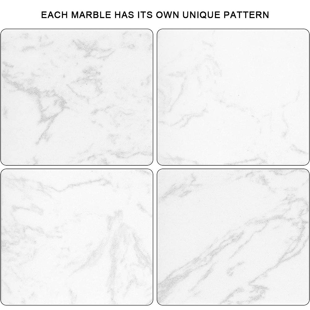 Marble Paper Storage Rack Metal Modern Style Paper Towel Dispenser Multifunctional with Phone Holder for Home Kitchen Bathroom