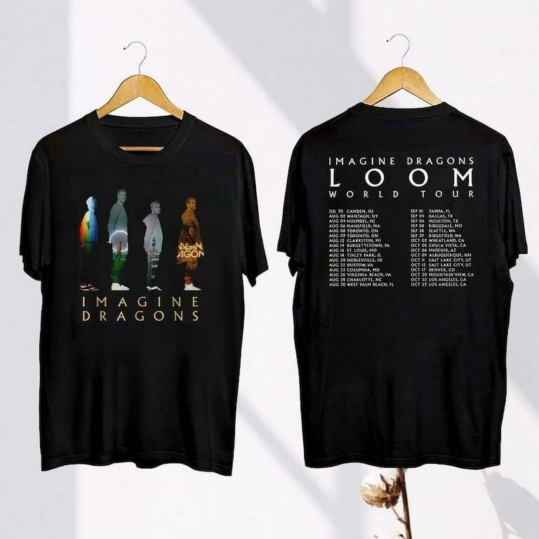 Graphic Imagine Dragons Loom Tour 2024 T-Shirt tWOSIDE SU617 Unisex T-Shirt