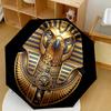Golden Egyptian Symbol Portable Automatic Umbrella Sturdy 8Rib Shaft Foldable Design Travel Essential Stylish Accessory Perfect Birthday Christmas