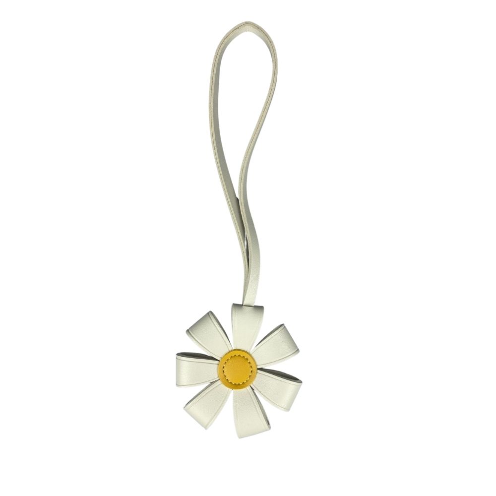 Sunflower PU Leather Bag Charm | Bold Color PU Charm | Multi-Layer 3D Flower Design For Bag Accessory/Gift.