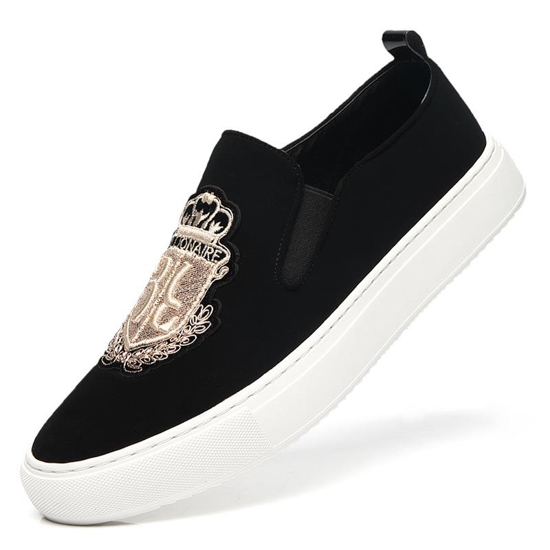 

Модные роскошные мужские туфли для сноуборда на платформе с дизайнерской мягкой подошвой, повседневные мужские кроссовки для отдыха на открытом воздухе, модные вышитые мужские мокасины 42