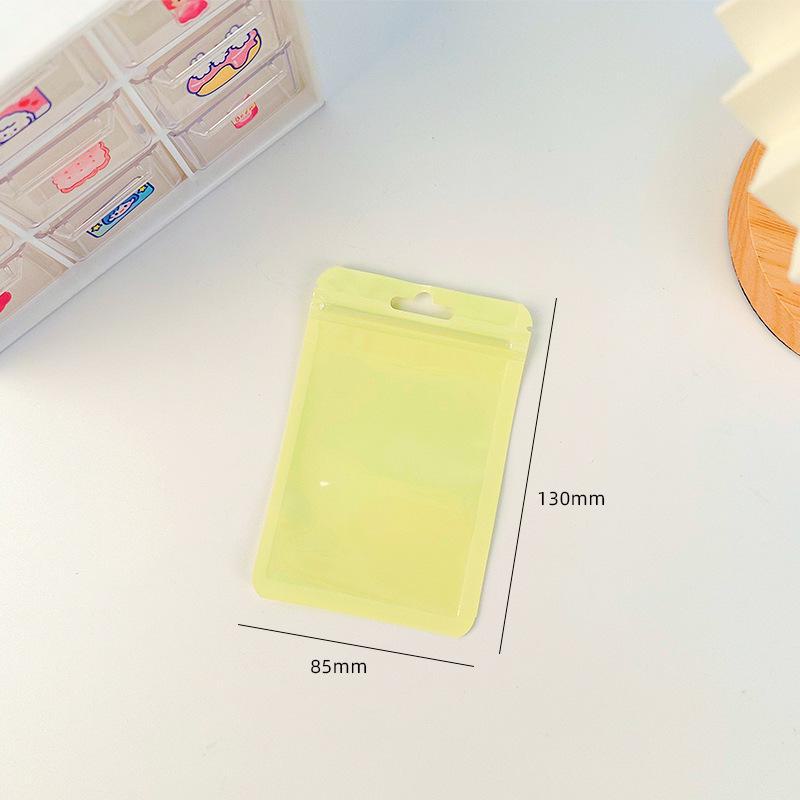 Colorful Transparent Zipper Bag for Makeup Brush Storage