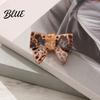 Haarspange Magnetische Spange Schleifenform Nadel mit Leoparden-Marmor Starke Schnalle Muster DIY Nahtlose Haarstyling-Accessoires für Einfache Halboffene Frisuren