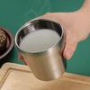 304 Thick Double Wall Stainless Steel Beer Mug for Tea Coffee Cup Drink Ware Hot Water Mug Travel Cup Sets Portable Drink-ware