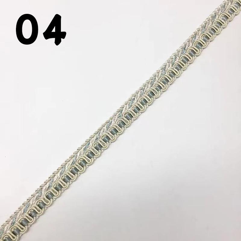 15 Meter Quastenfransen-Spitze im europäischen Stil Besatzkante Band für DIY Nähen Bekleidung Vorhang Sofa Kissen Polsterhandwerk Dekor