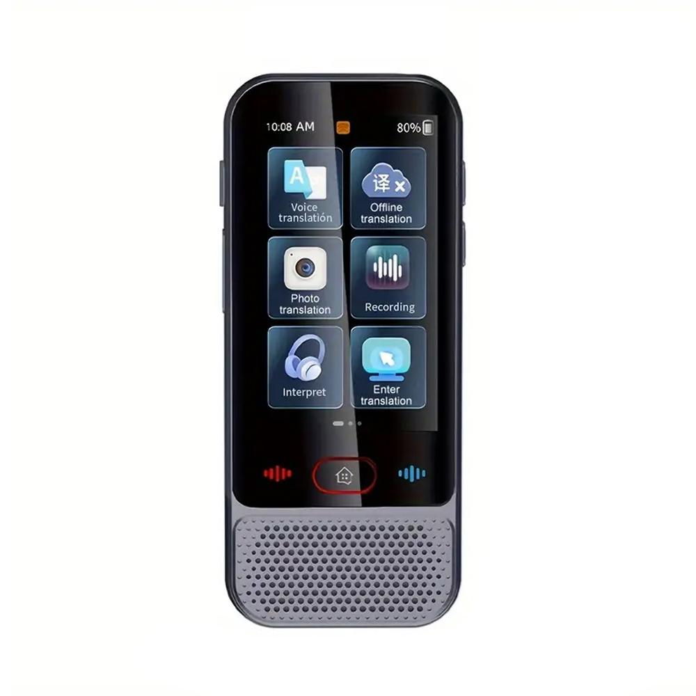 

Portable voice translation device,bilingual instant translation,wireless AI handheld language translation,support 142 languages