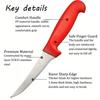 6PCS Kitchen Knife Stainless Steel Peeling Knife Fruit Vegetable Fish Meat Cleaver Kitchen Paring