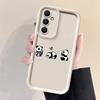 Cute Panda Phone Case for Galaxy A12 A13 A14 4G 5G A13 A22 5G A23 4G 5G A24 4G A32 4G 5G A33 5G A34 5G Matte