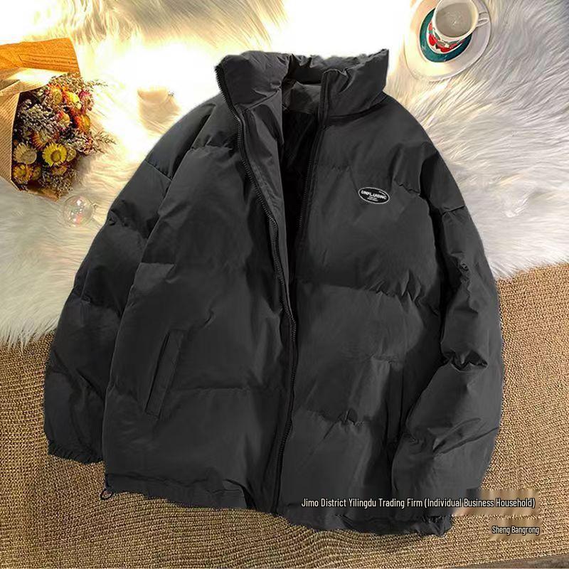 Winter 2025 Women's Trendy Korean Loose-Fit Down Cotton Short Coat