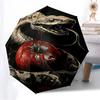 1PC Snake Apple Automatic Folding Umbrella - Compact 8-Rib Design, Durable Plastic & Iron, Lightweight for Outdoor Daily Use, Festive Gift057