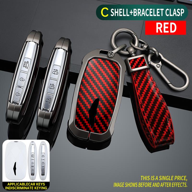 Car Remote Key Case Cover Protect Shell Fob For Hyundai Genesis G90 G70 G80 EQ900 GV60 GV80 G90RS4 2022-2025 6 7 8 Button