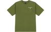 Drop Shoulder Sleeve T Shirt Men's Green AMT22353-GEH
