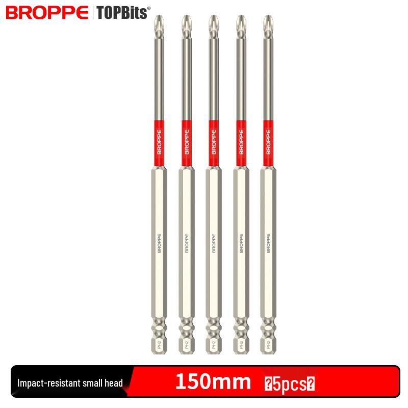 High Torque Phillips Head Bit Set: Shock-Resistant, Strong Magnet, High Hardness, for Electric Screwdrivers & Hand Drills.