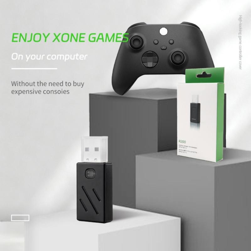 Official Plugs and Play Wireless Adapter for Controllers Delivering PC Connectivity Without Driver Installation