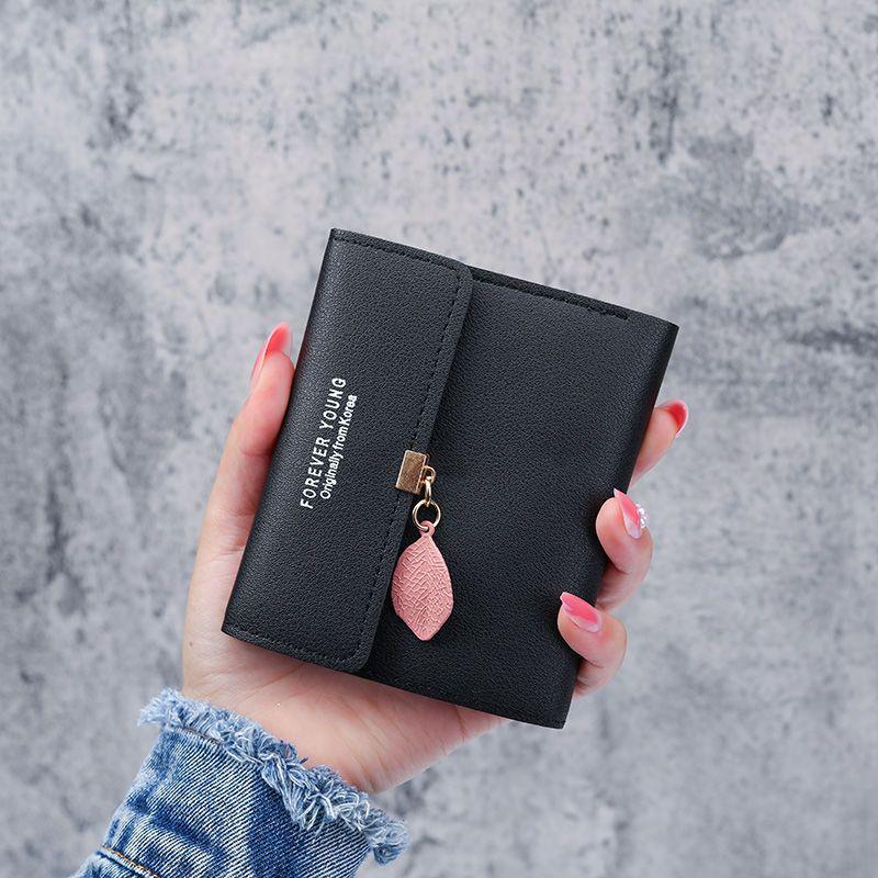 Modern Han-Inspired Wallet: Compact Coin Purse for Students, Large Capacity Card Holder, Simple and Multifunctional