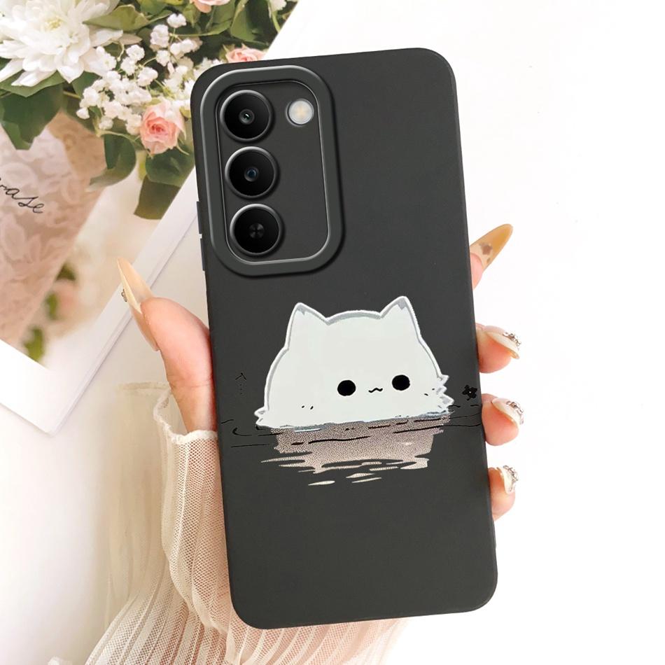 Für Realme C83 Niedliche Katze Blume Cartoon Handyhülle Für Realme C83 C 83 5G Weiche Silikonhüllen Stoßfänger
