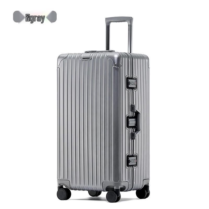 Unisex All Aluminum-Magnesium Alloy Sporty Travel Suitcase 28 inch