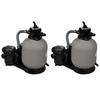 Vidaxl Sandfilterpumpen, 2 Stück, 600 W, 17000 L/H