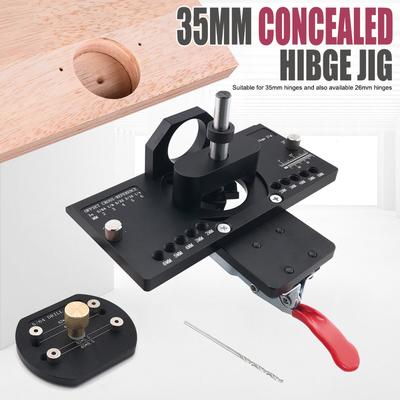 ABKO-Woodworking 35Mm Hinge Hole Opener 35Mm Cabinet Hinge  Hinge Hole Drilling  Woodworking Door Cabinet Hinges Mounting