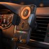 Black Car Phone Mount 15W Fast Charging Vent Clip Phone Mount Universal Car Phone Holder