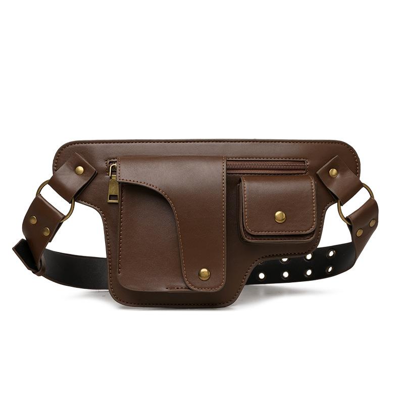 

Backpack, Cycling, Sports Bag, Storage Bag, Men s and Women s Fashionable Cross-body Bag, Single Shoulder Bag One Size кавовий