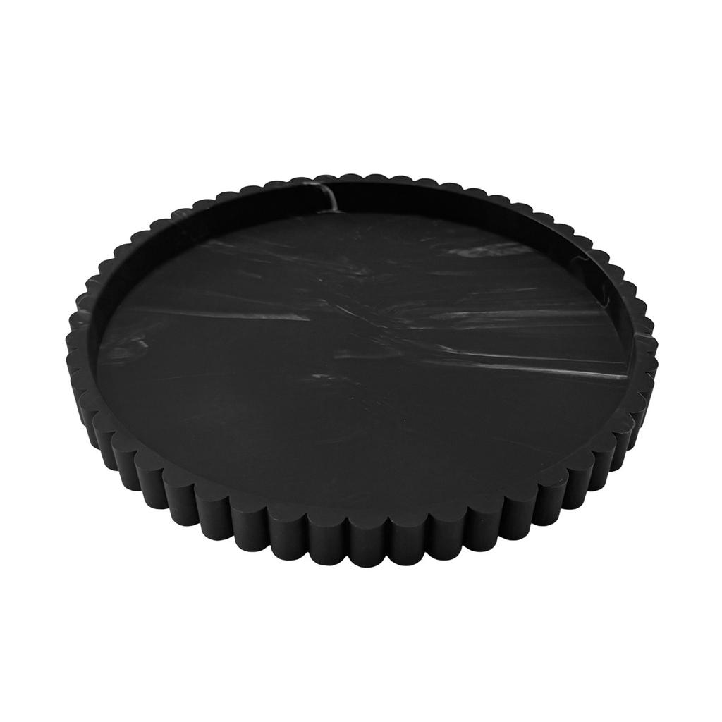 Circular Coffee Table Decor Tray Jewelry Trinket Dish Silicone Non-Slip Design Candle Coaster Kitchen Sink Soaps Tray