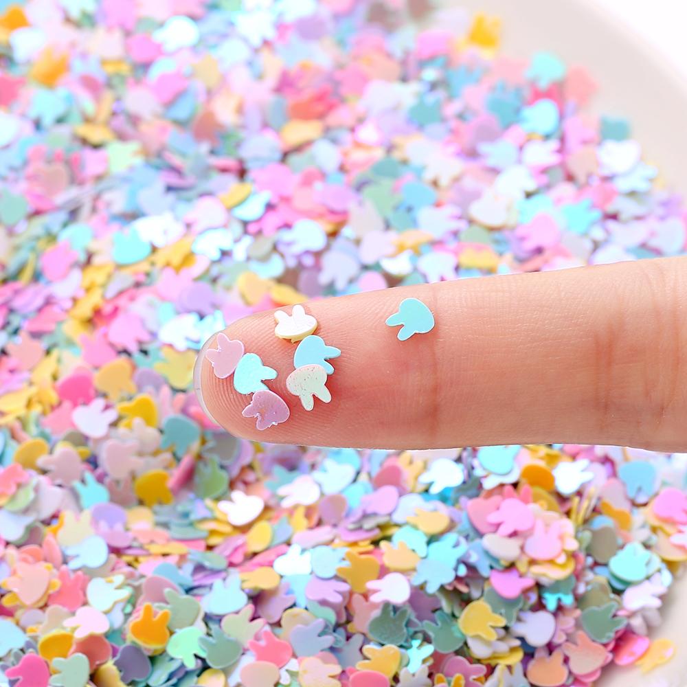 10g Butterfly Sequins Laser Glitter Sequin Epoxy Resin Paillettes Rabbit Heart Sequin for DIY Epoxy Resin Crafts Nail Art Decor