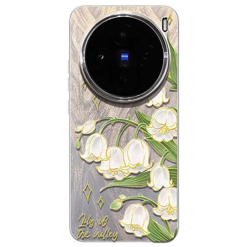 White Lily Phone Case for Redmi Note 15/Xiaomi 17 Pro Max/K90 Pro Max