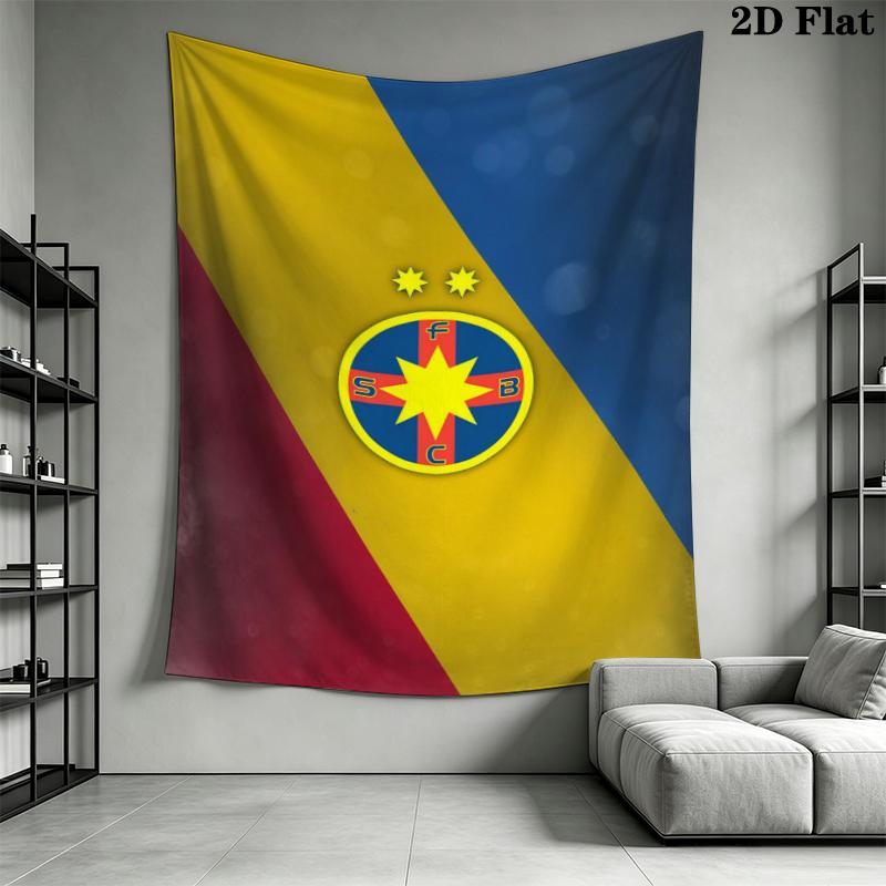 fcsb steaua Wall Tapestry Aesthetic Wall Hanging Printed Fabric Blanket Decorative Tapestries for Bedroom Living Room Home Decor