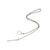 Slip Ball Chain Choker Lariat Y Necklace Gothic Bar Pendant Necklace Goth  Aesthetic Halloween Jewelry