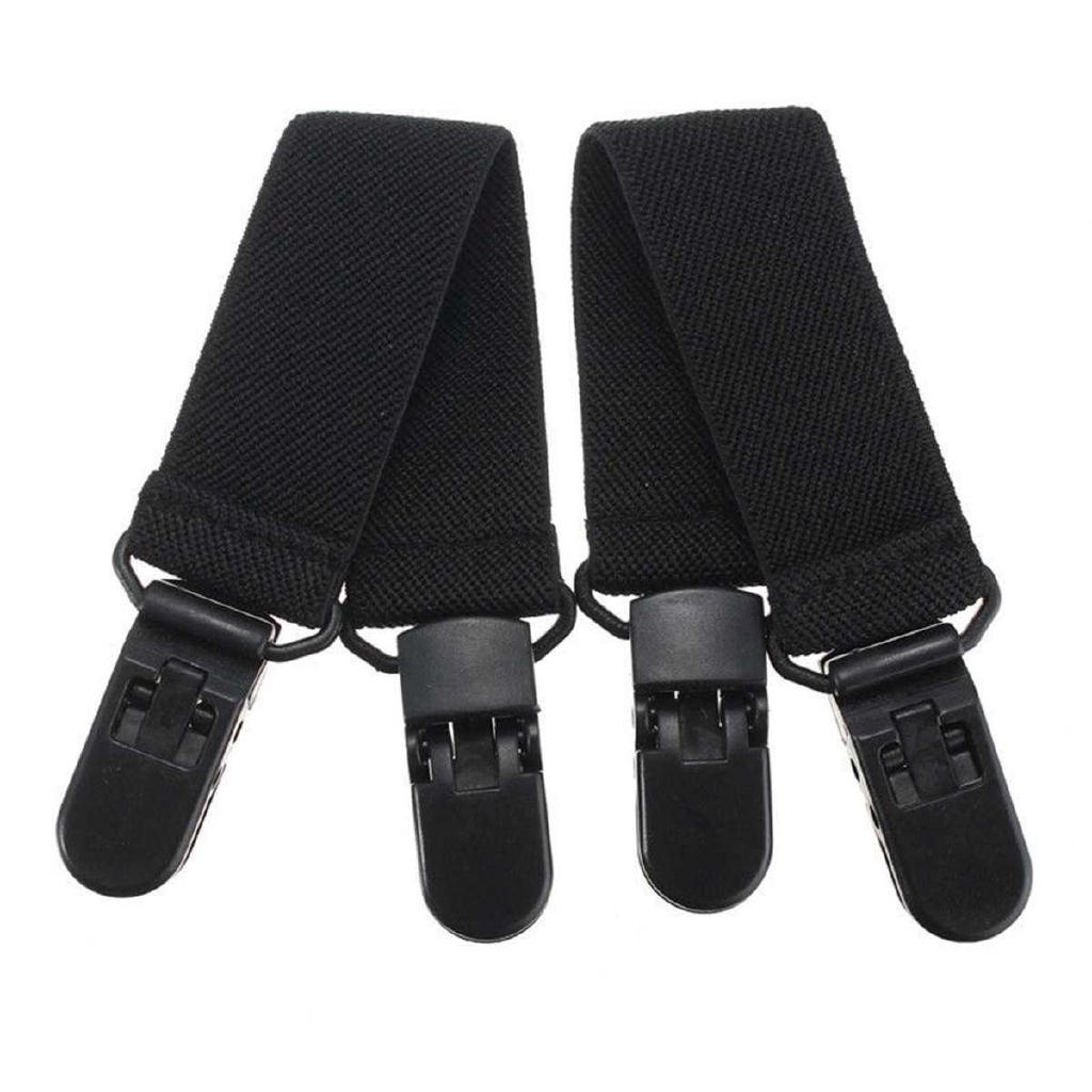 Pant Clips Motorcycle Biker Cyclist Leg Boot Straps Stirrup For Riding