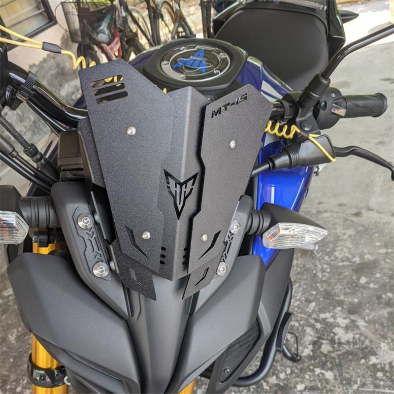 Ecran din aliaj de aluminiu Parbriz sport Deflector pentru parbriz pentru YAMAHA MT15 MT-15 MT125