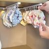 Hair Rope Rack Hanger for Closet 20 Clips Hair Bow Organizer Sliding Hair Accessories Storage Holder for Scarves Hair Bows Headbands
