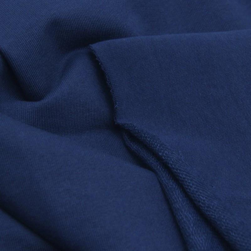 100x160cm Thick Loopback French Terry Fabric Elastic Pure Cotton Knitted Terry Fabric For Sewing Hoodie Sports Pants Sweater