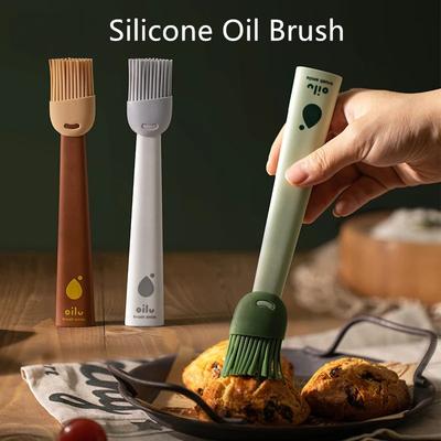 Escova de silicone para óleo de churrasco, pincel para assar bolos, pães, manteiga, acessórios para cozinha e churrasco, ferramentas para churrasco