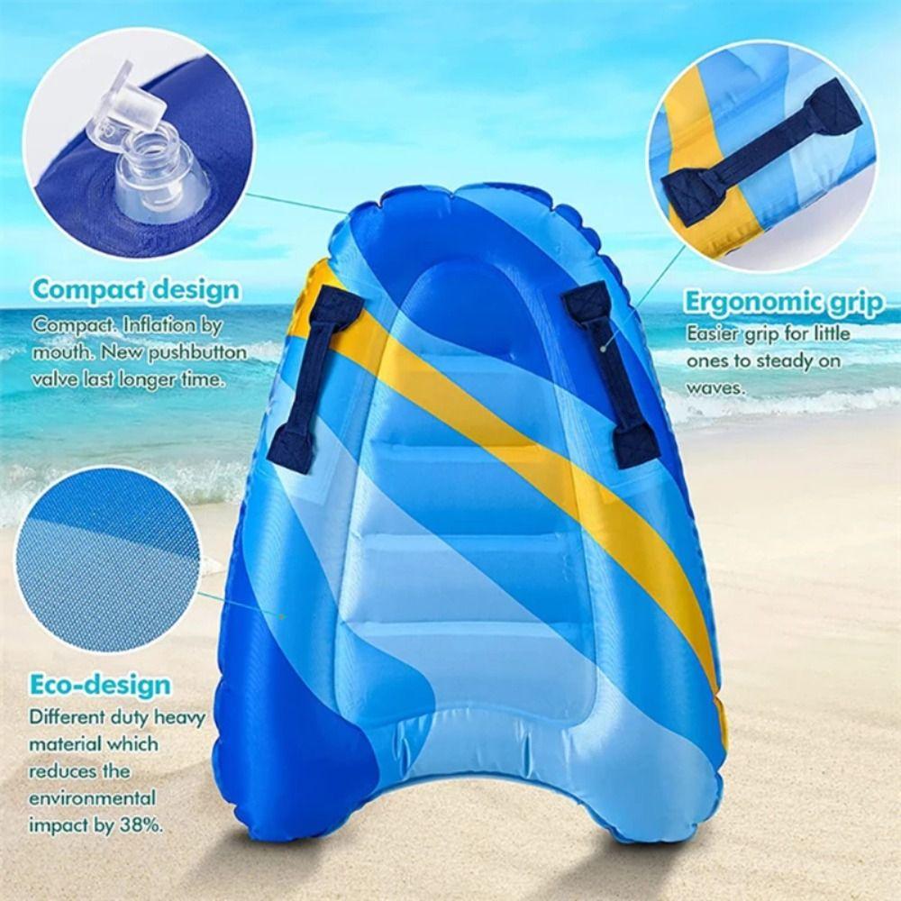 Folding Floating Surfboard Printed Surfing Body Board Inflatable Surfboard  Summer