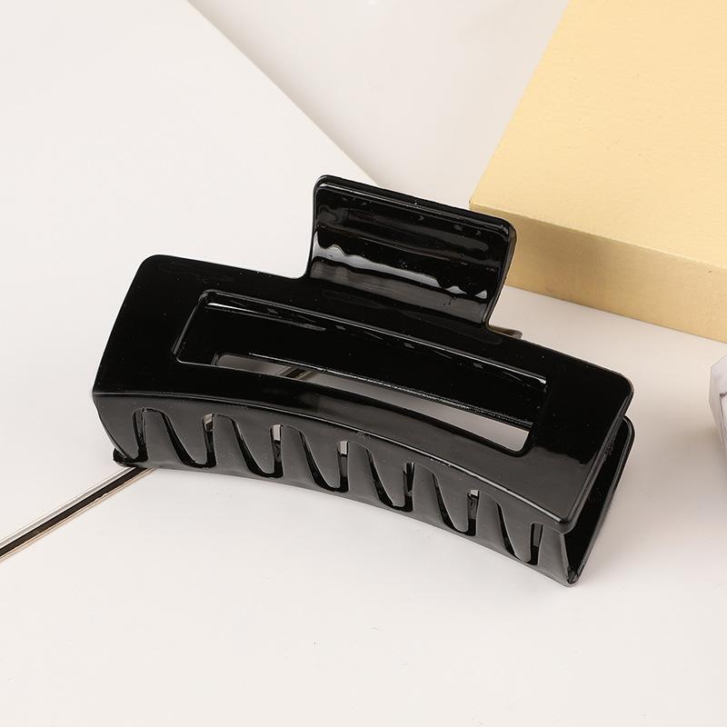 2pcs 10cm Women Thick Ponytail Hair Claws Large Geometric Square Claw Minimalist Lady Hair Claw Girls Hair Accessories